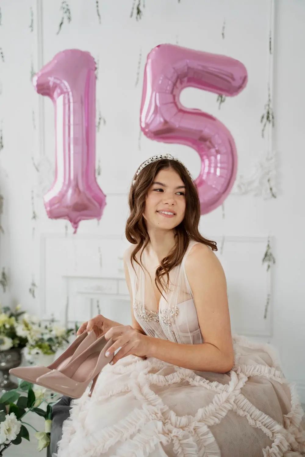 Imagen de una invitación de XV años